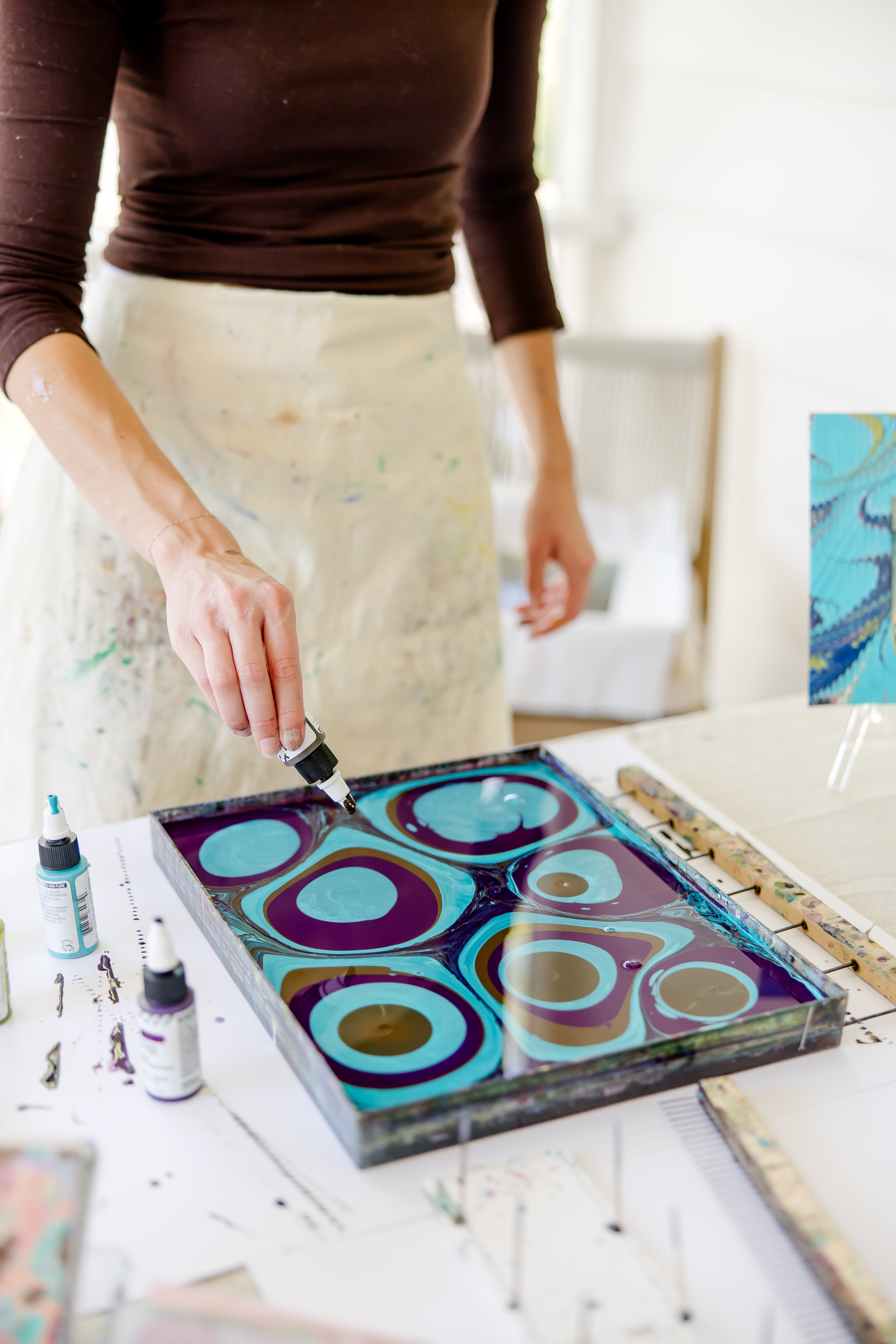 The Art of Ebru: A Marbling Workshop September 26th, October 11th