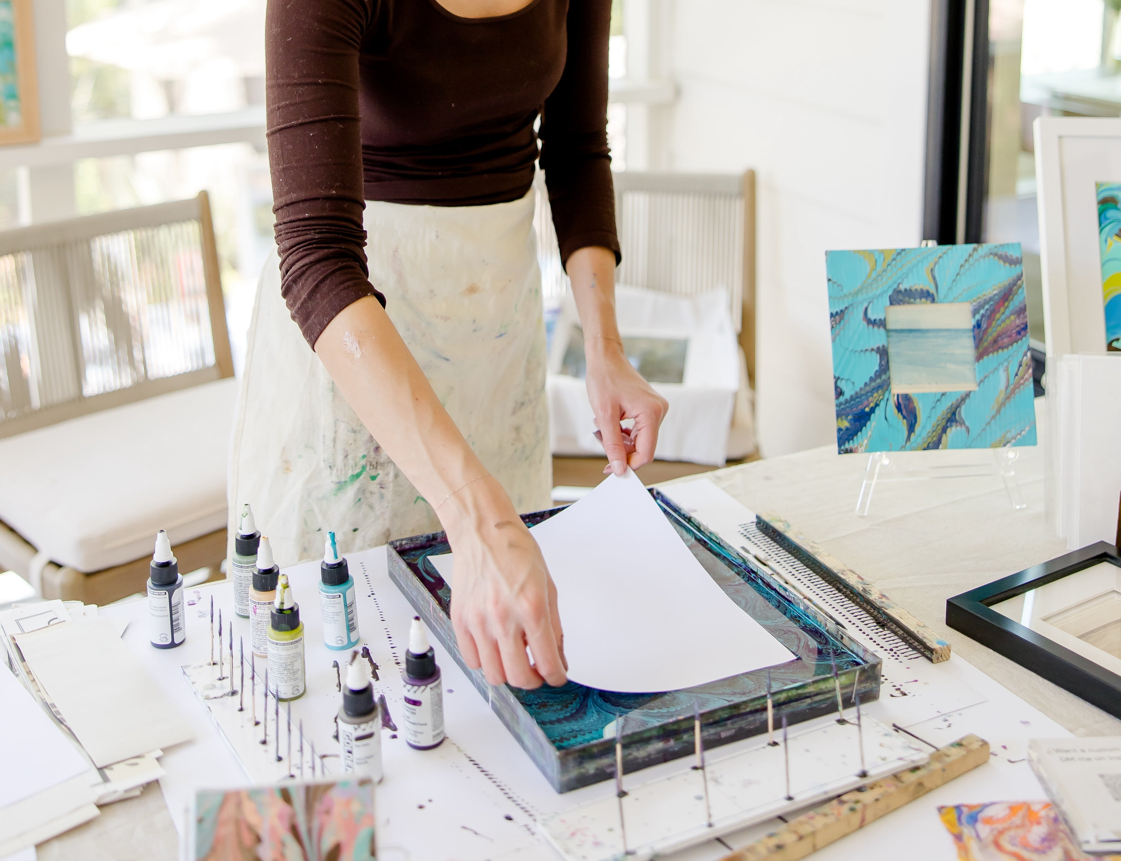 The Art of Ebru: A Marbling Workshop September 26th, October 11th