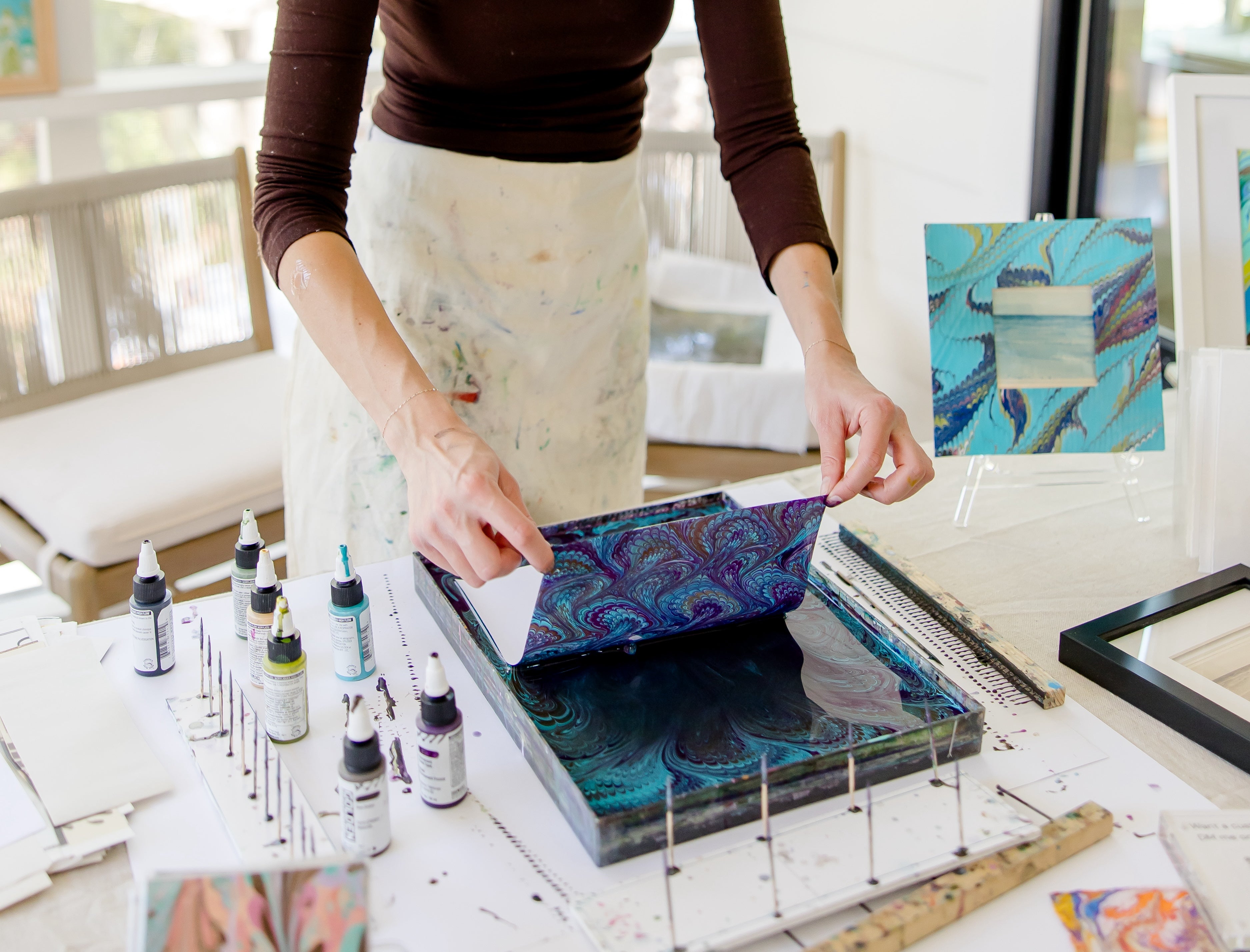 The Art of Ebru: A Marbling Workshop September 26th, October 11th