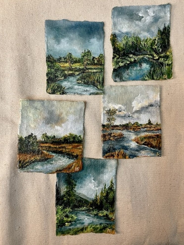 Mini Landscape Painting Workshop with Andressa Poti July 26th