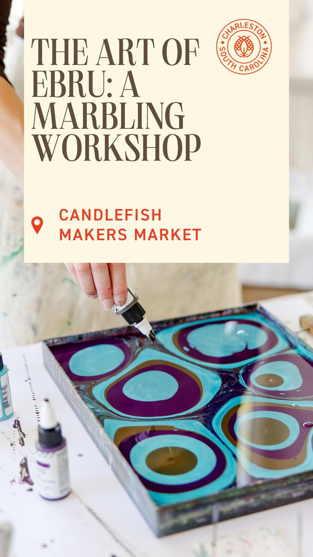 The Art of Ebru: A Marbling Workshop September 26th, October 11th