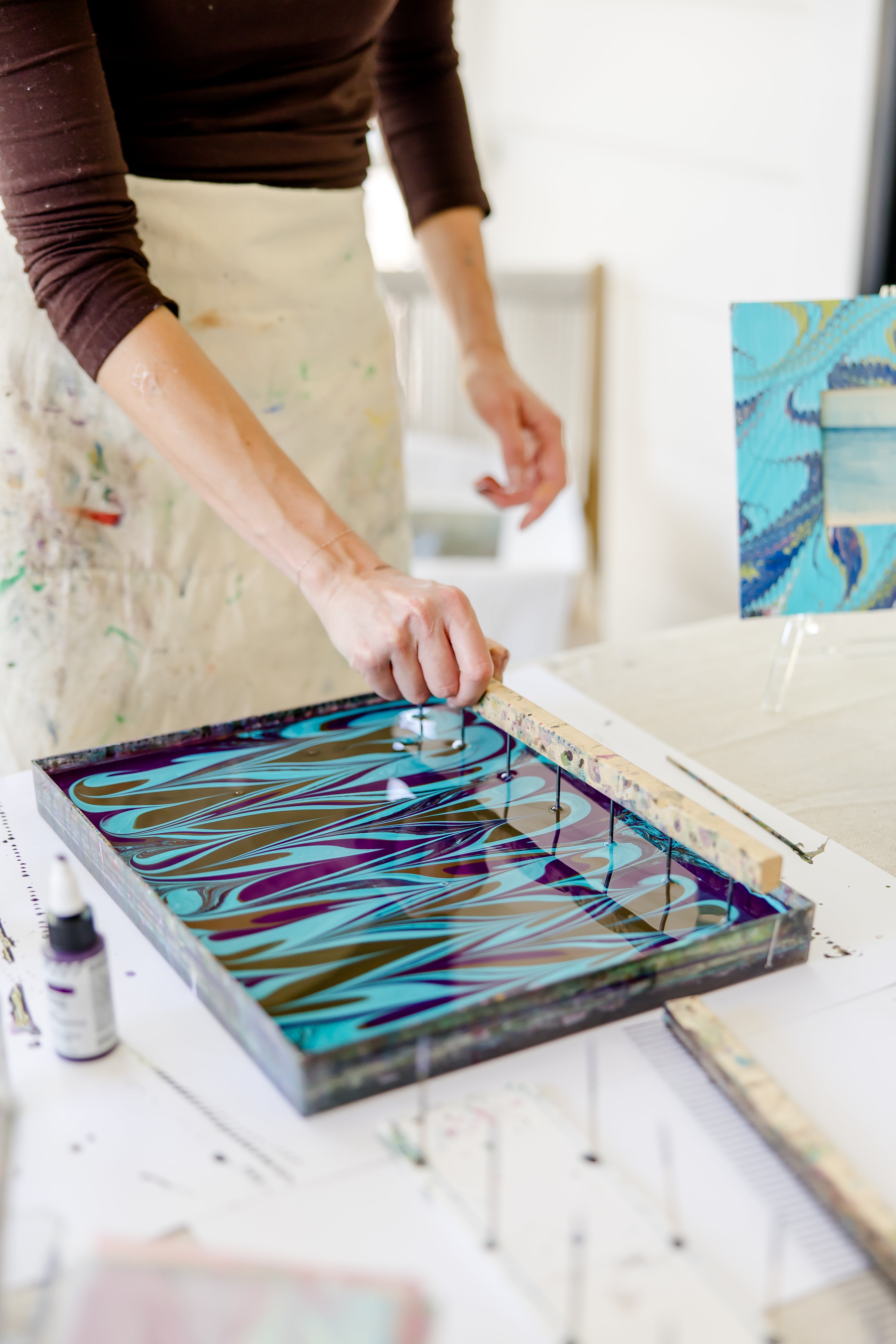 The Art of Ebru: A Marbling Workshop September 26th, October 11th